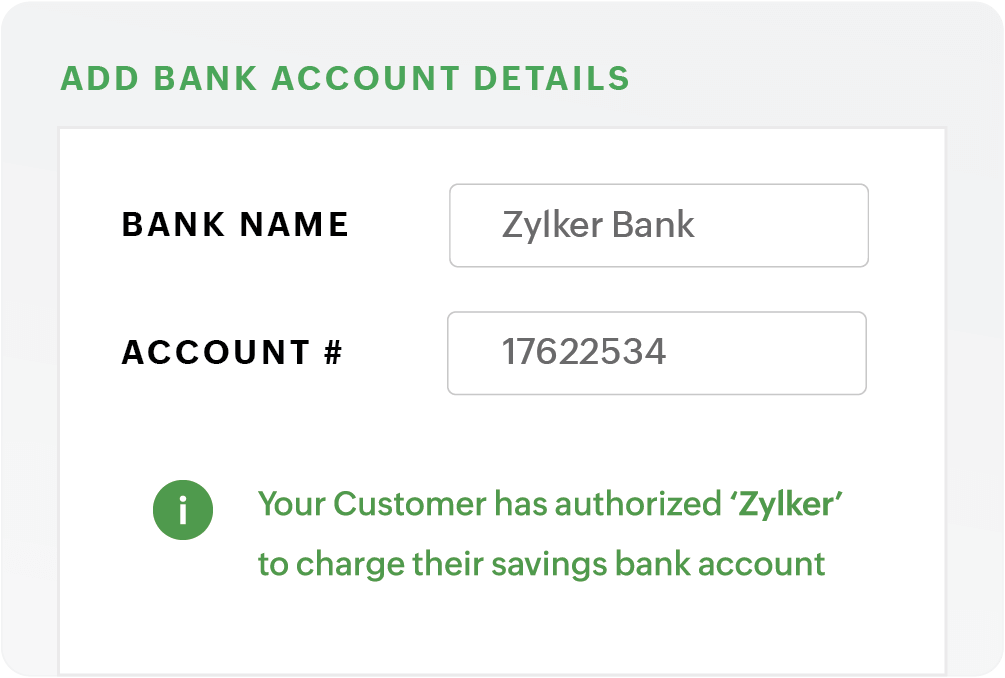 User-friendly sign-up process | Zoho Billing
