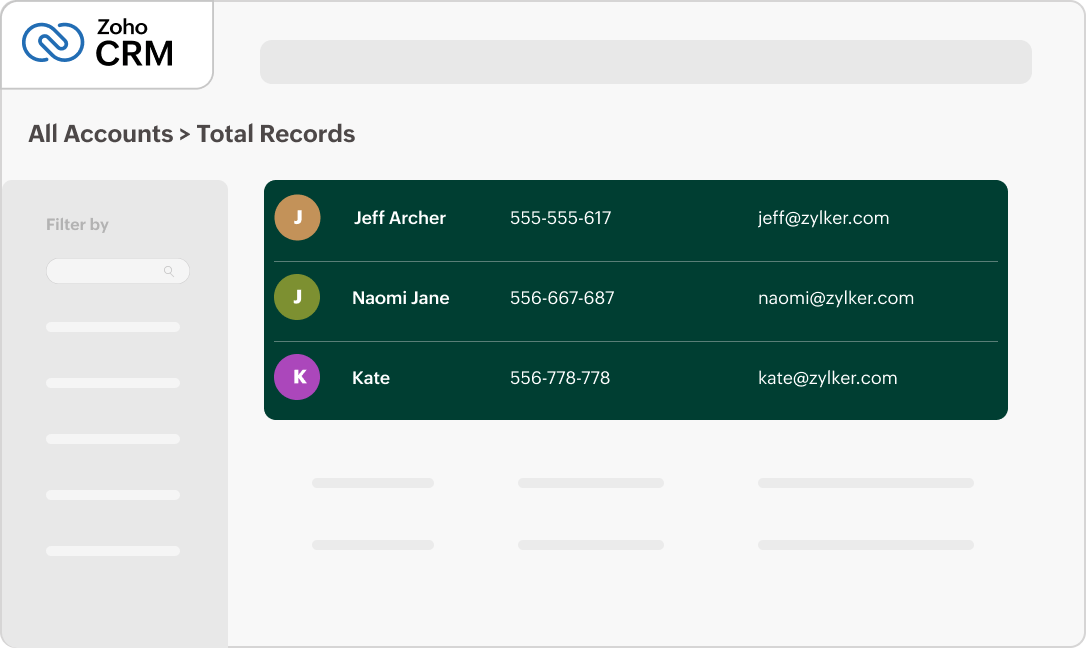 Managing billing process from Zoho CRM | Zoho Billing