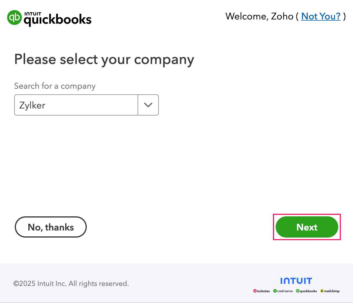 set up quickbooks integration