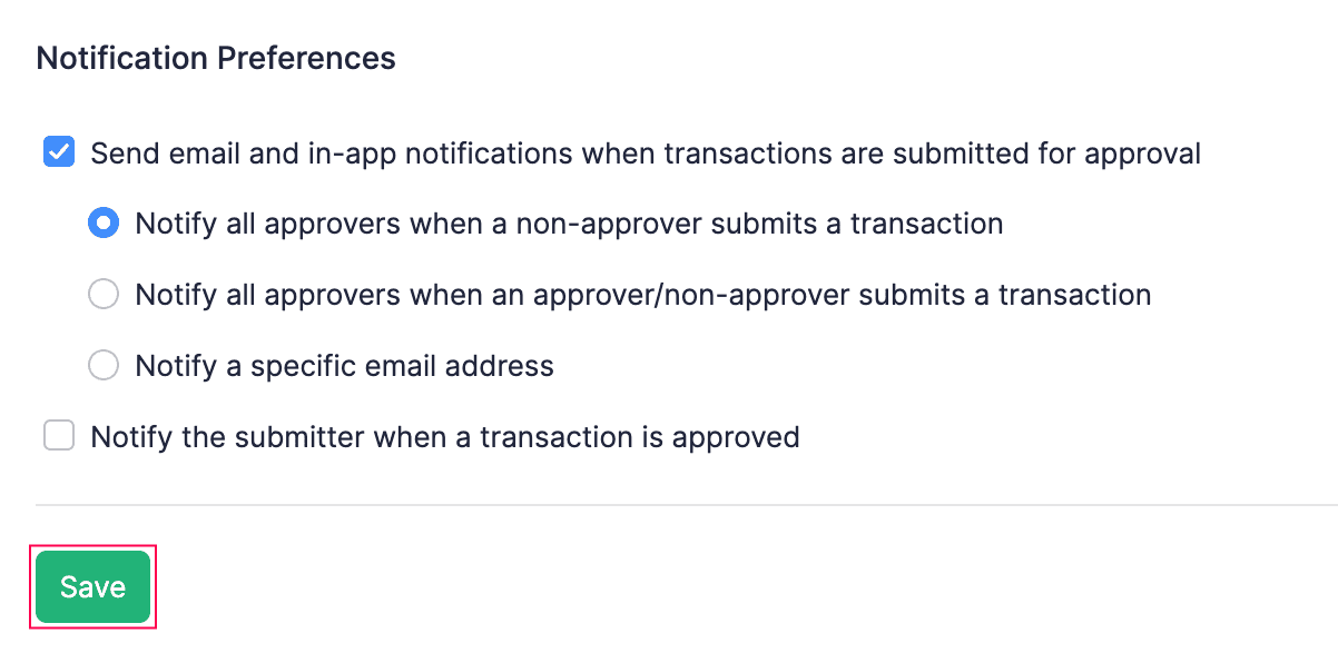 Transaction Approval