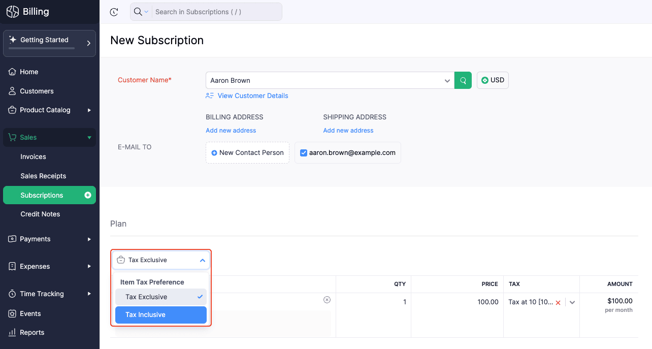 Tax Inclusive or Tax Exclusive