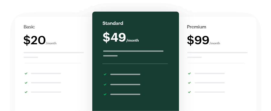 Preview of Zoho Billing's hosted payment page