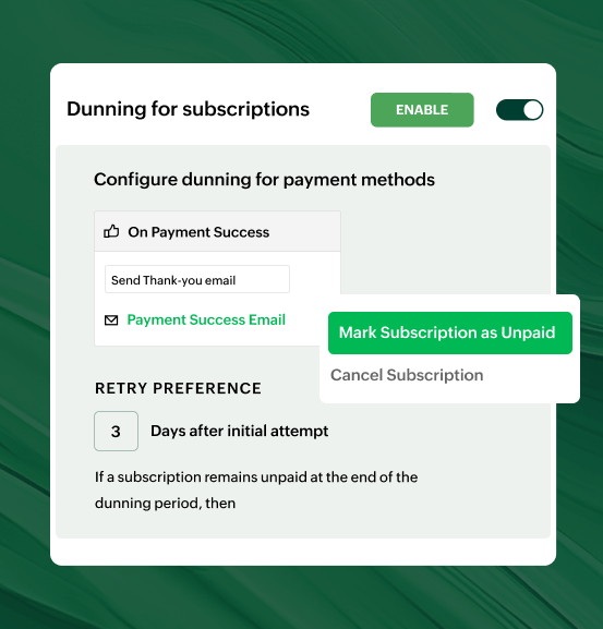 Automate your SaaS billing workflow from invoice creation to payment collection to enhance your work efficiency| Zoho Billing