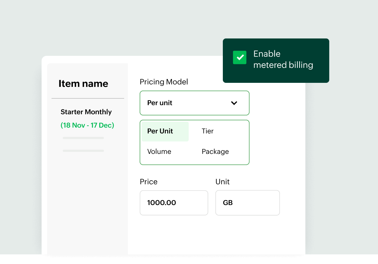Easy setup your metered billing system to track additional usage charges Zoho Billing Easy setup your metered billing system to track additional usage charges Zoho Billing