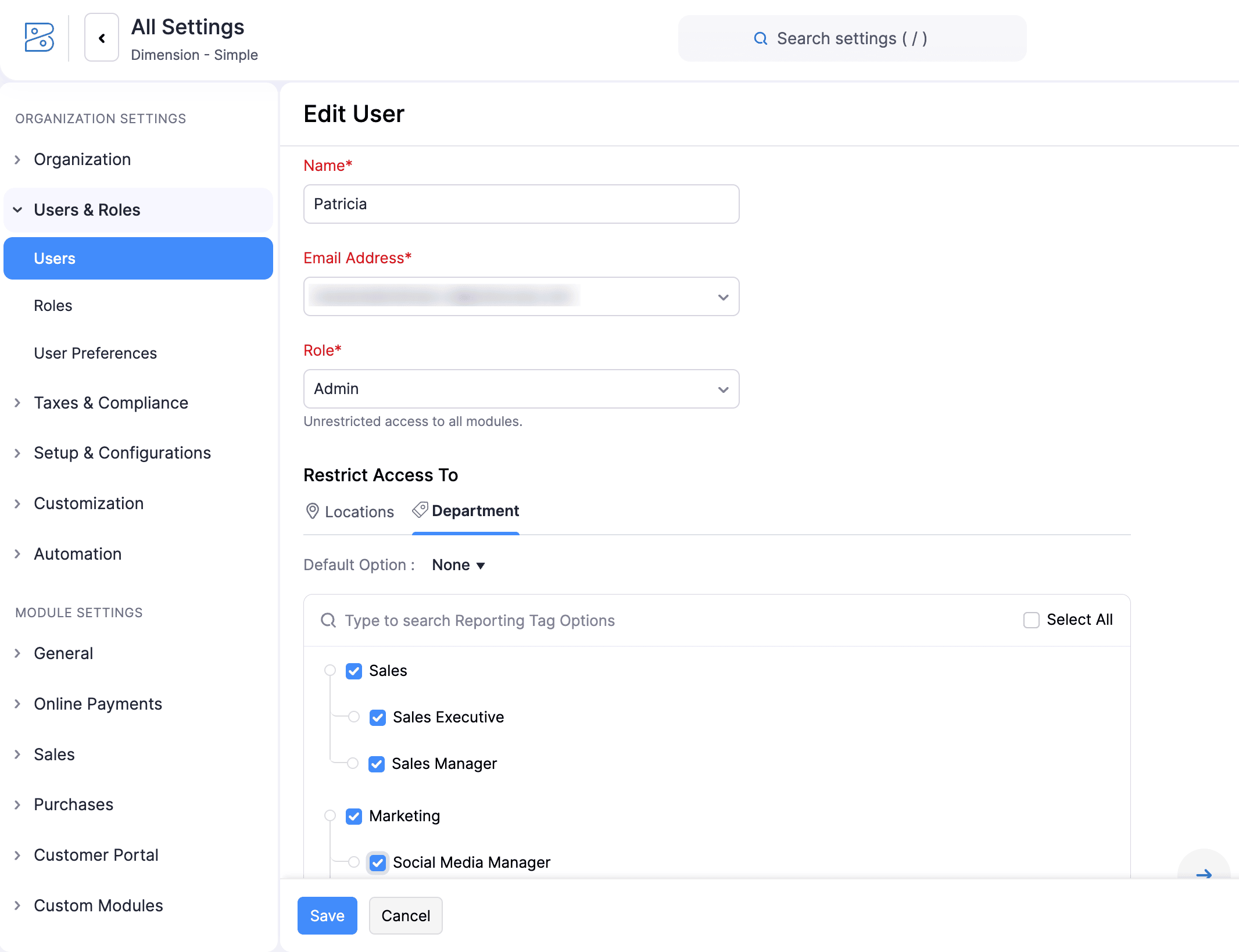 Configure Access Control