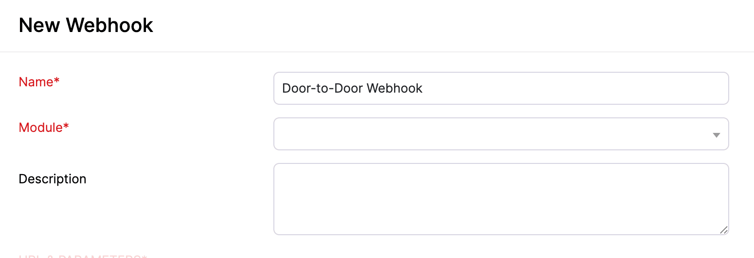 New Webhooks
