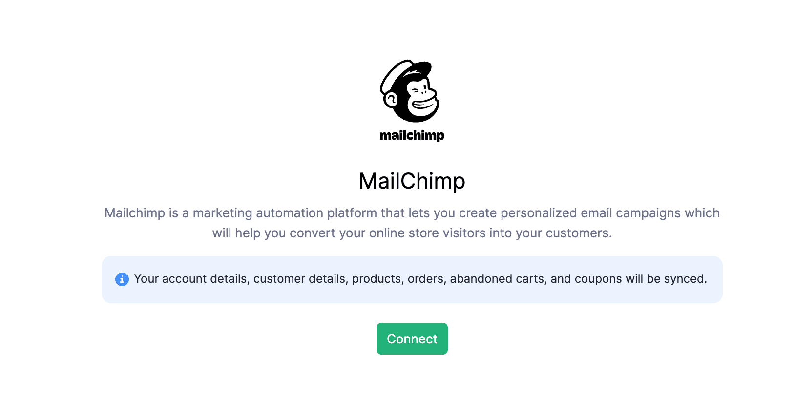 Connect Mailchimp
