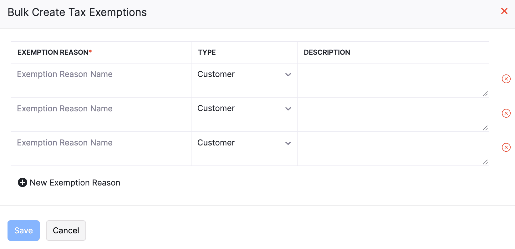 Reasons for Tax Exemption