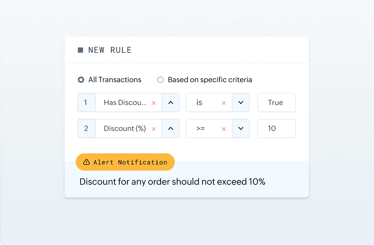 Enforce accurate data with validation rules
