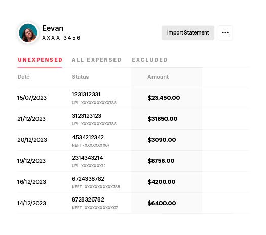 Real time corporate card feeds in Zoho Expense