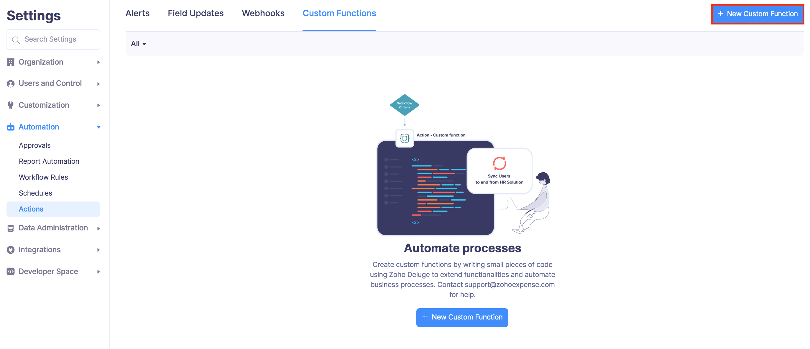 Create Custom Functions