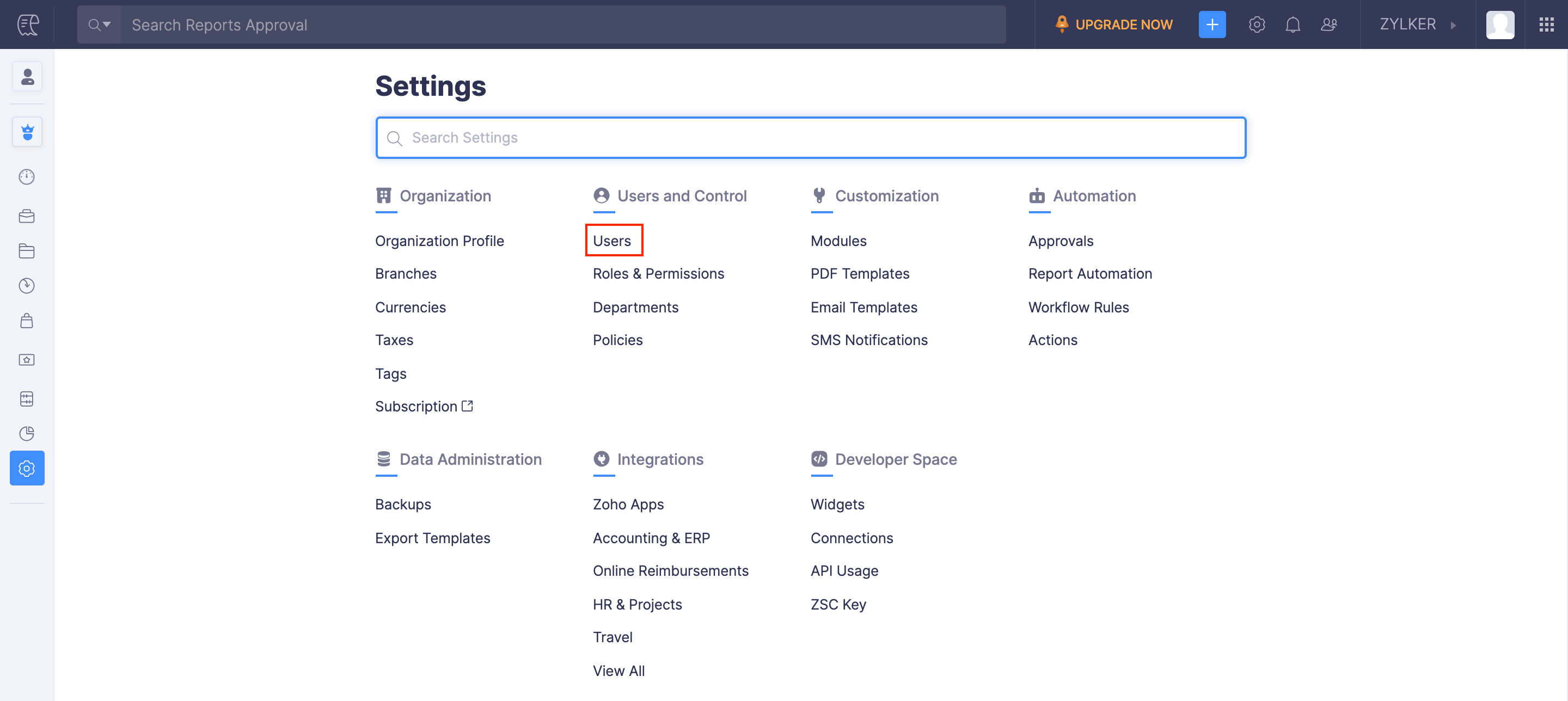 Create a User Budget