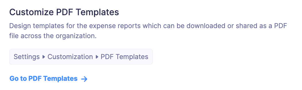 Reports Preferences