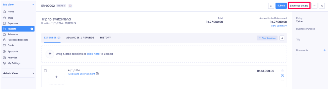Custom Links Location