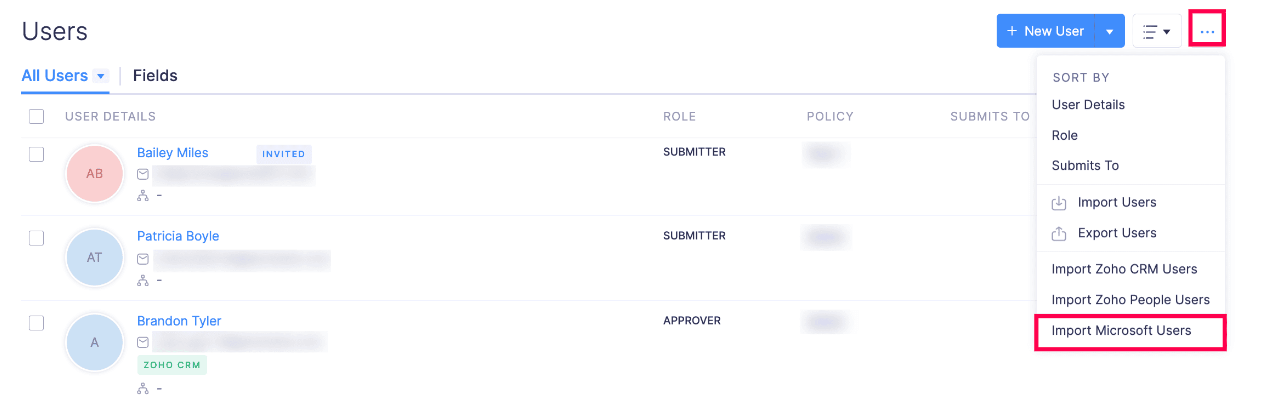 Import Microsoft Users