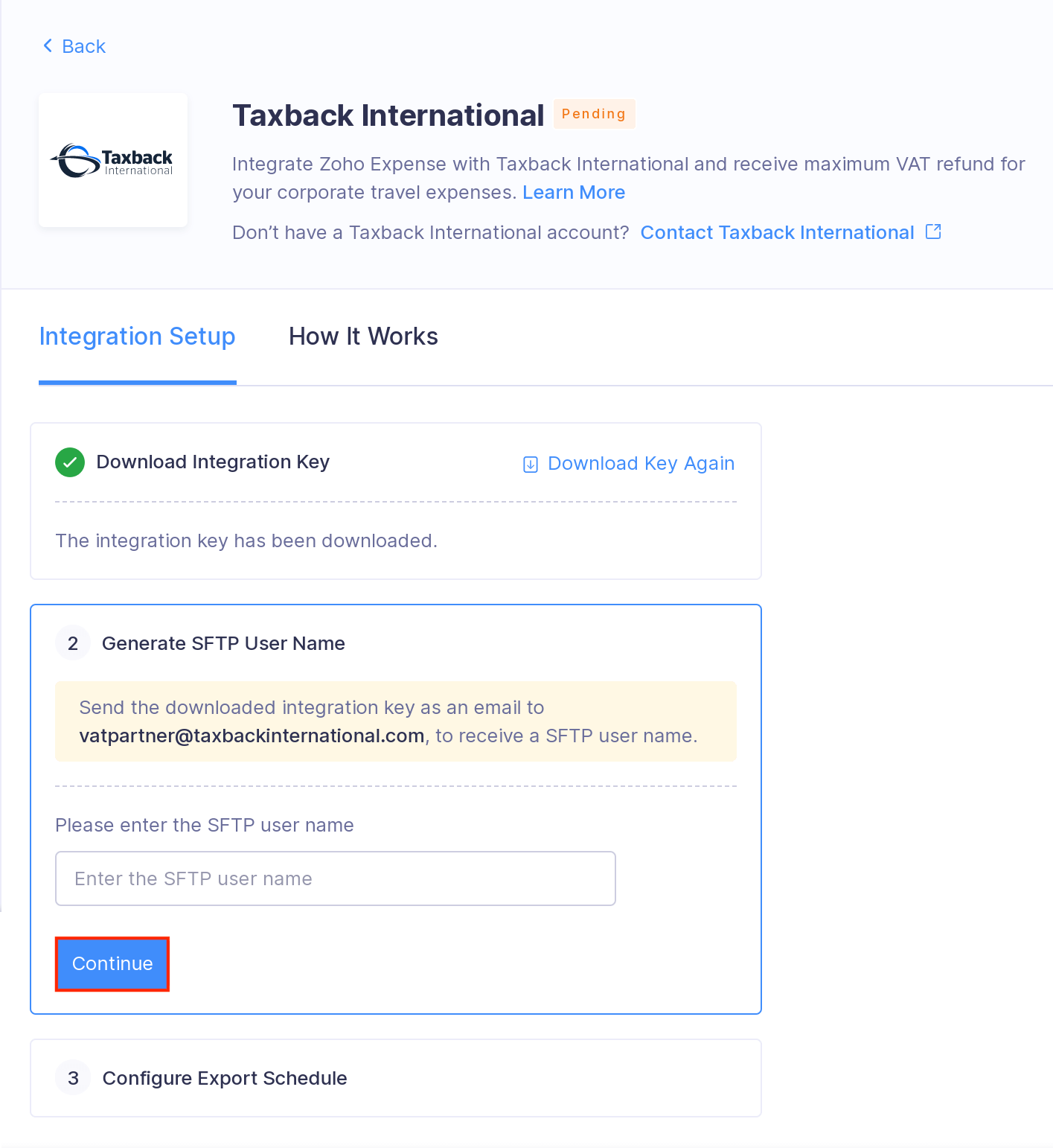 Enable the Integration