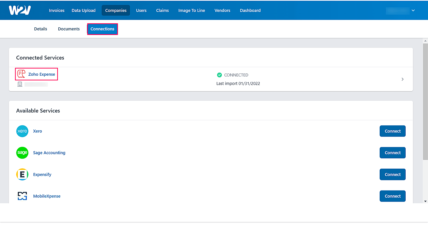 Disconnect Integration From WAY2VAT