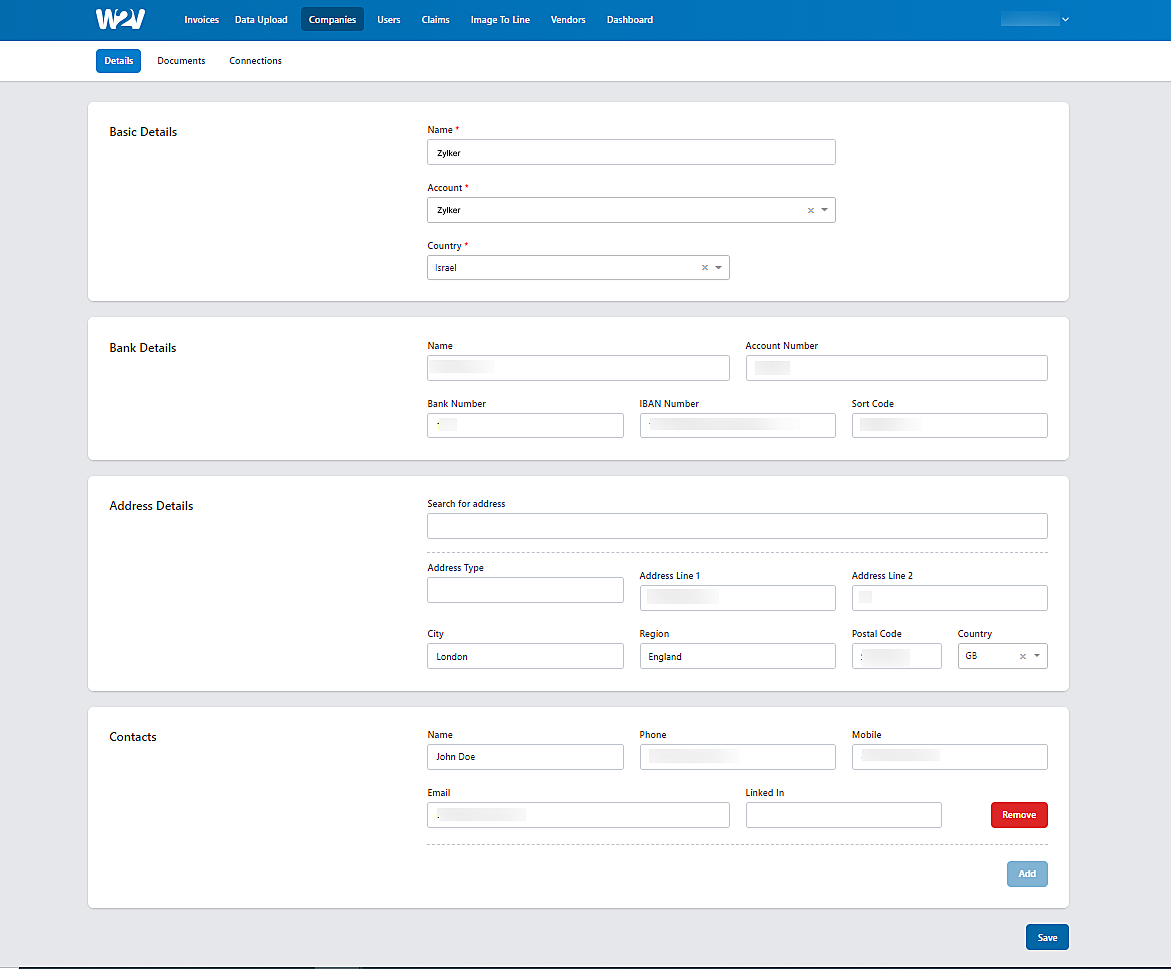 Enable Integration From WAY2VAT