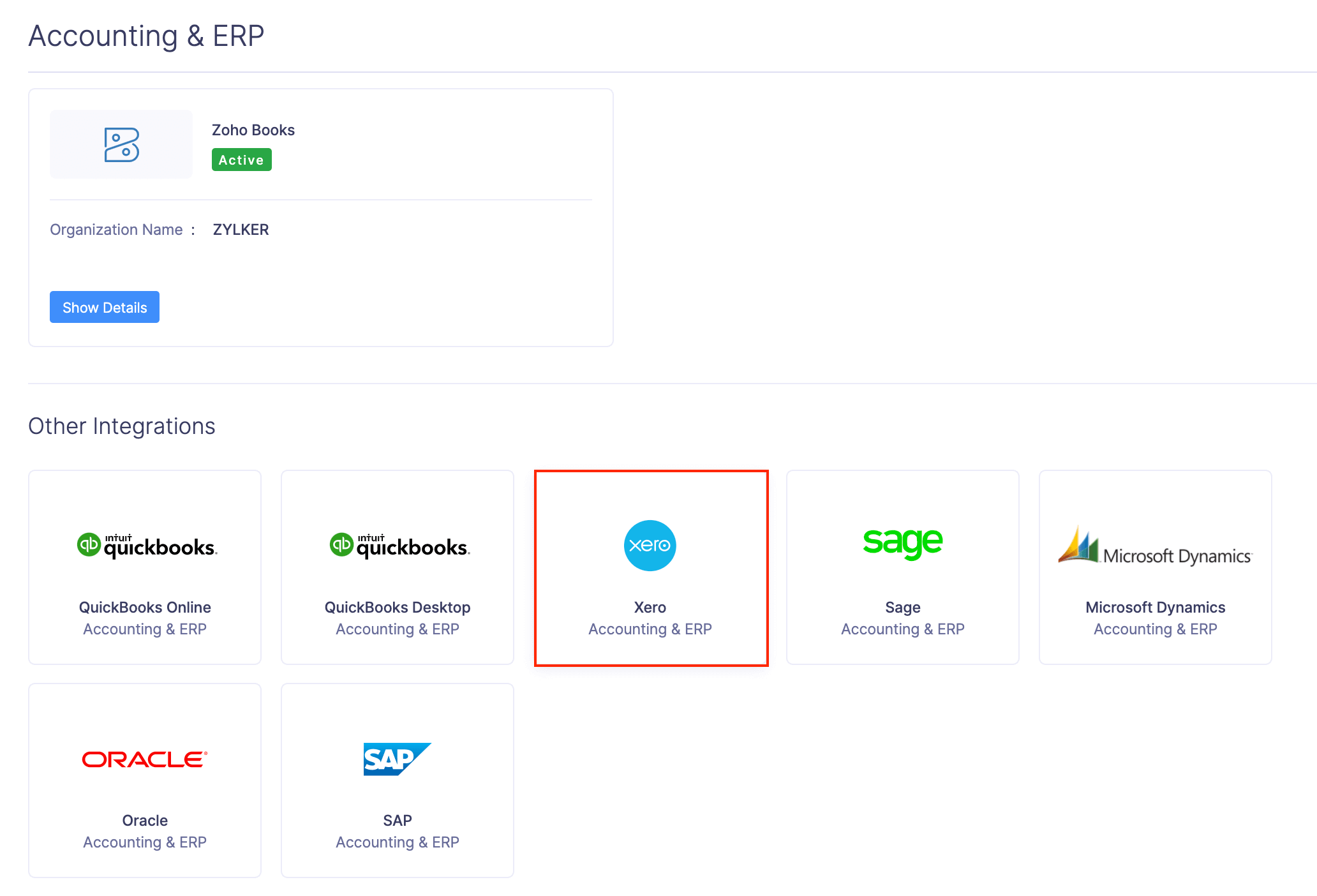 Authorize Access to Xero