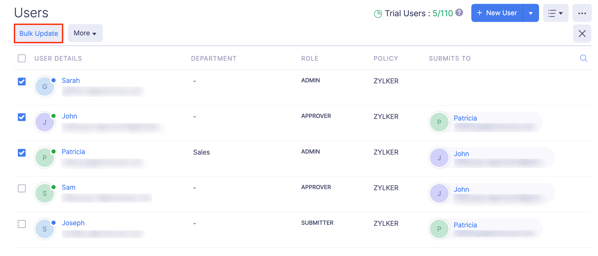 Assign Roles to Users in Bulk