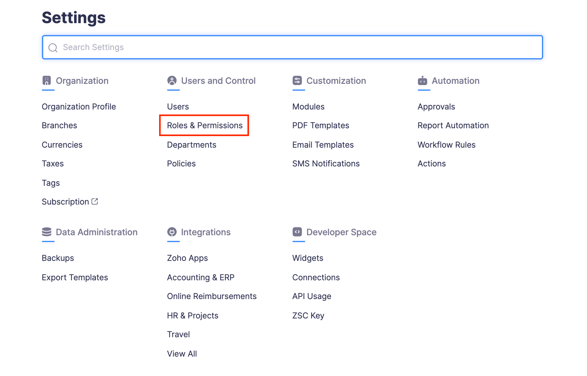 Create a Role with Policy Based Permission