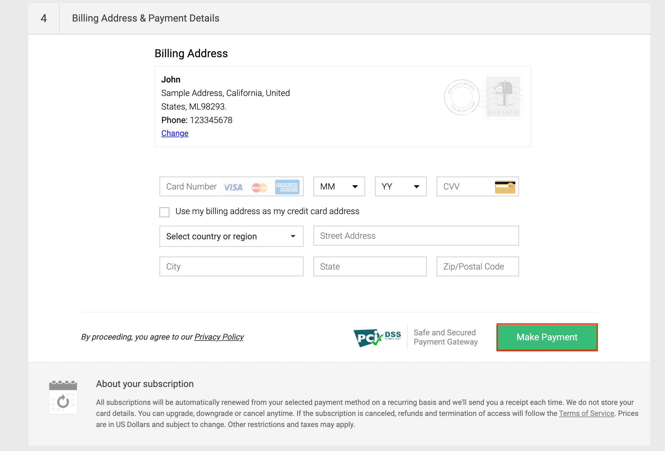 Upgrade Your Subscription