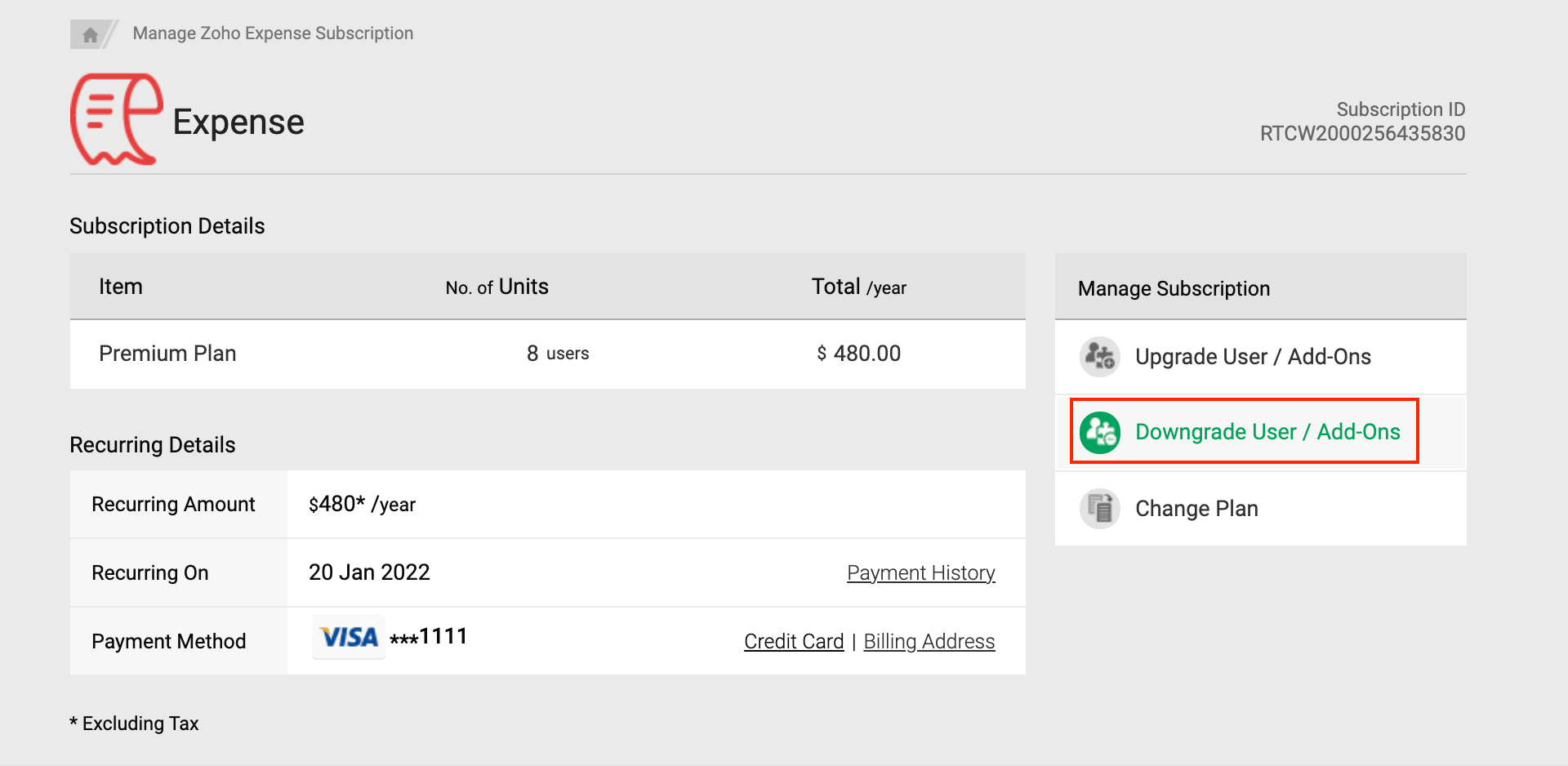 Subscribe or Unsubscribe Users