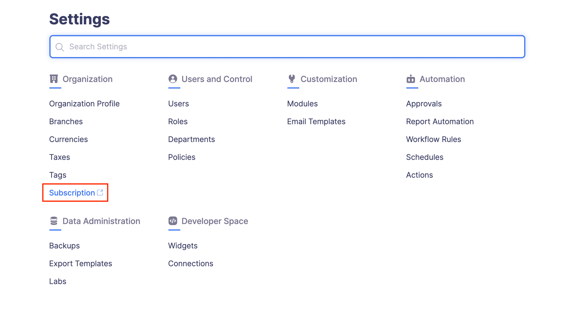 Upgrade Your Subscription