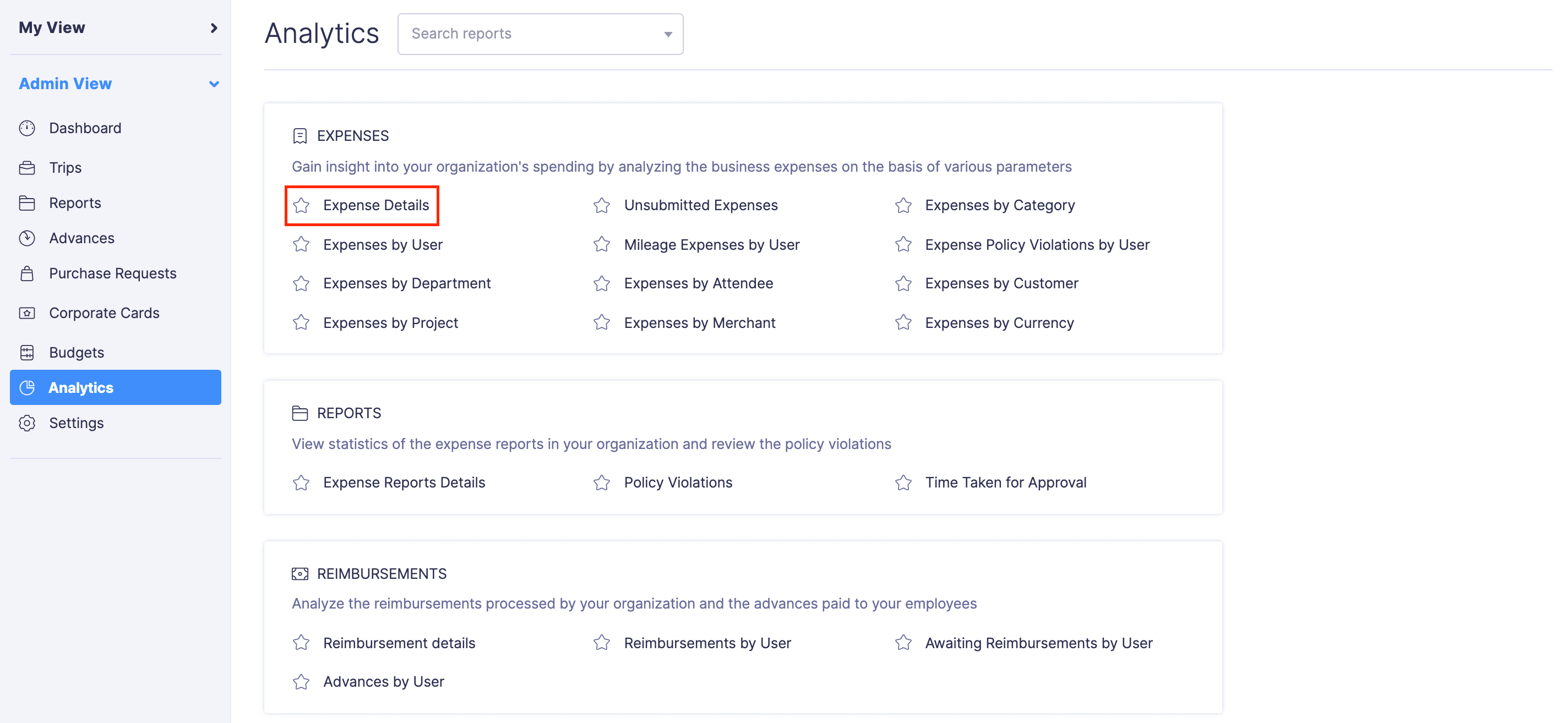 Generate Analytic Reports