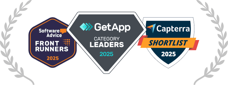 Zoho Expense recognized as a top-rated expense management software on GetApp, Software Advice, and Capterra