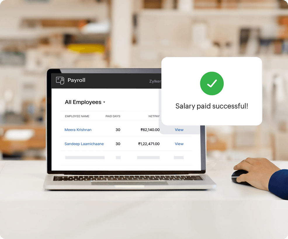 Payout solution for payroll