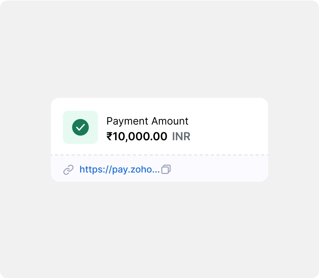 Generate links instantly