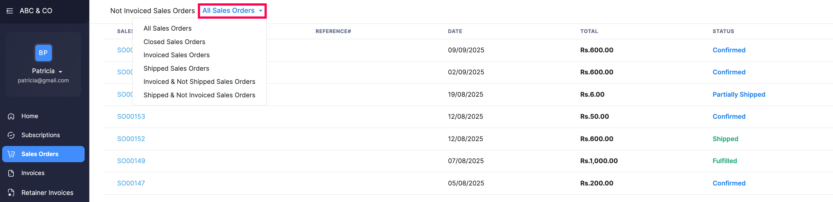 customer-portal-salesorder