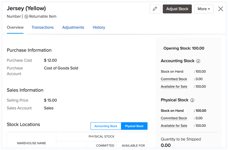Inventory Control Inventory Control in Order Management Software - Zoho Inventory