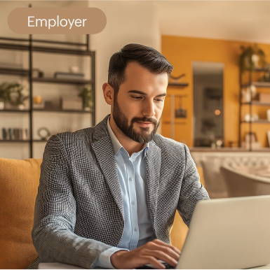 Payroll software employee screen