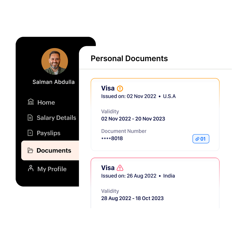 Automatic expiry alerts for documents