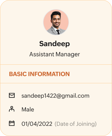 Basic employee information 