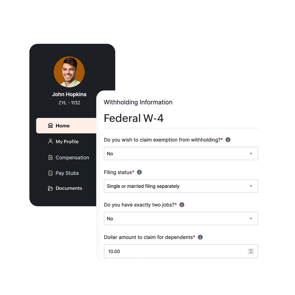 Best payroll software USA-w4 form
