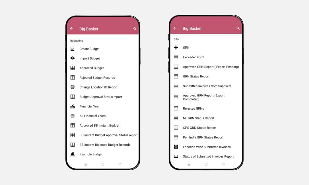 CapEx procurement mobile app