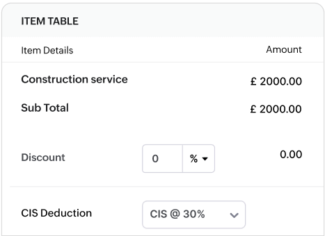 CIS invoicing made easy