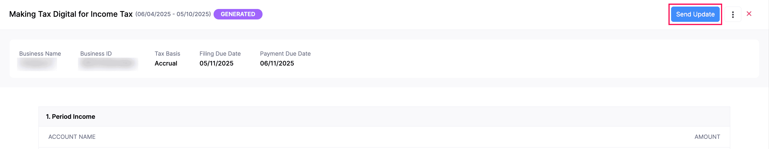 Submit Quarterly Updates