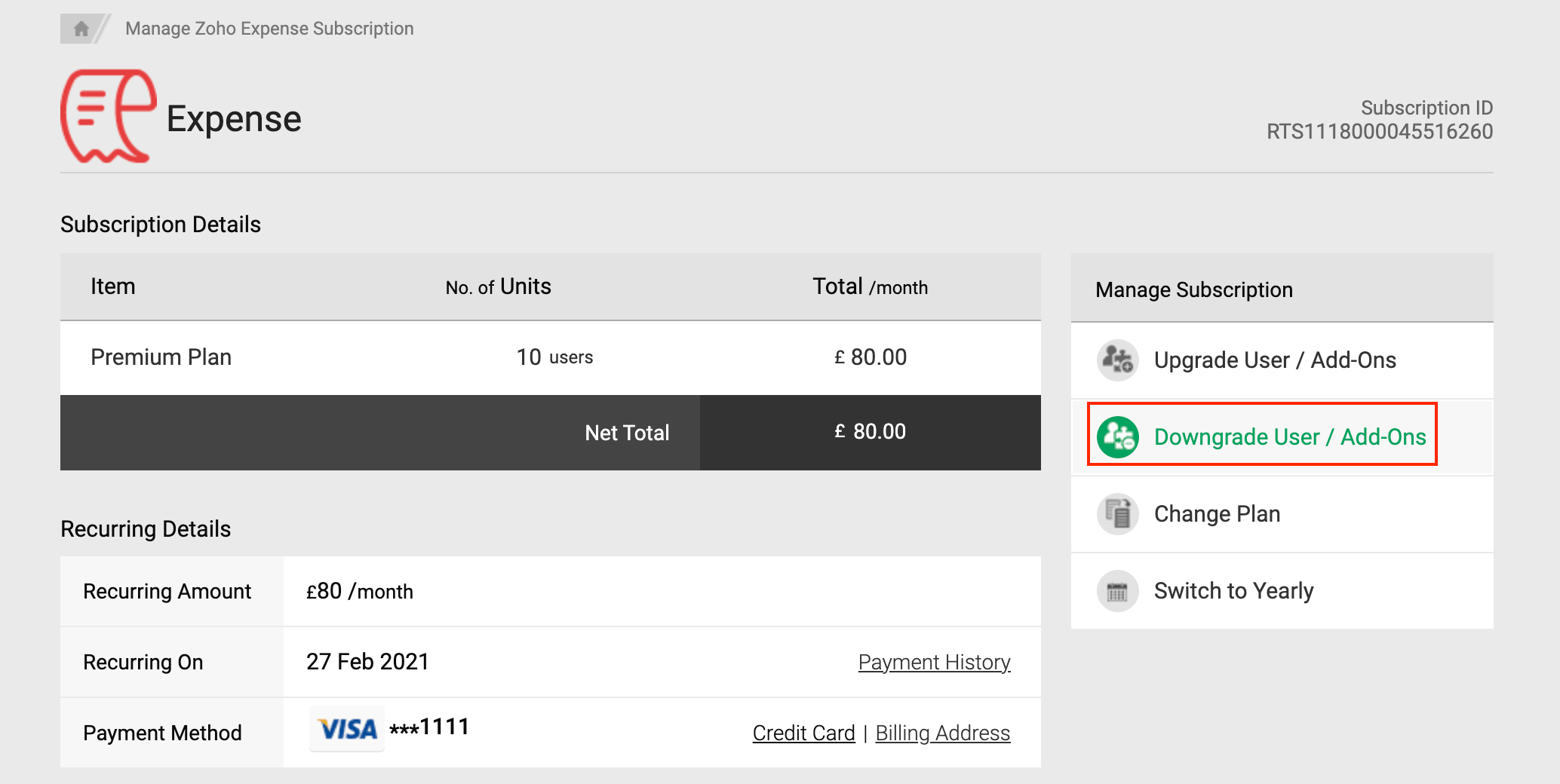 Subscribe or Unsubscribe Users