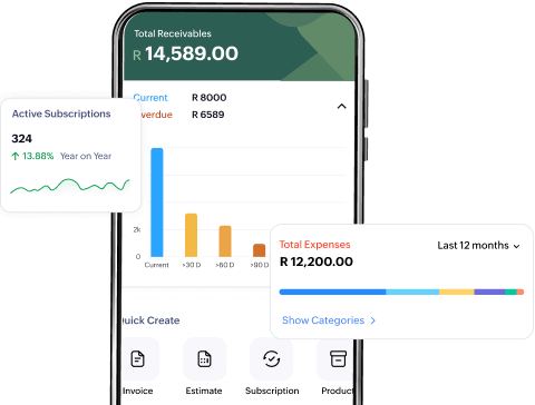 Manage your billing anytime, anywhere using Zoho Billing's mobile apps